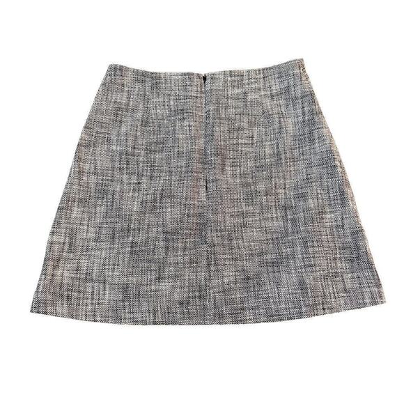 Wilfred Crosshatch Patterned Mini Skirt Black/Grey Size 0 - Picture 1 of 5